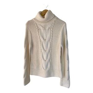 Eddie Bauer Wool Blend Hand Knit Sweater​​​​​​​